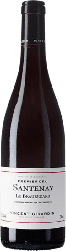 74,95 € Kostenloser Versand | Rotwein Vincent Girardin Le Beauregard Premier Cru A.O.C. Santenay Burgund Frankreich Pinot Schwarz Flasche 75 cl