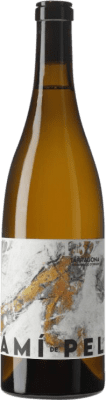27,95 € Spedizione Gratuita | Vino Bianco Mas Gomà Vinyes del Tiet Pere Camí de Pell D.O. Tarragona Catalogna Spagna Macabeo 75 cl