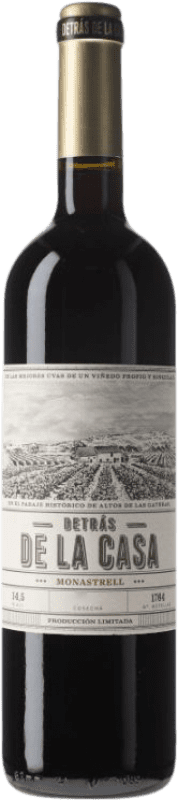 17,95 € 免费送货 | 红酒 Uvas Felices Viña al Lado de la Casa Detrás de la Casa D.O. Yecla 穆尔西亚地区 西班牙 Monastrell 瓶子 75 cl