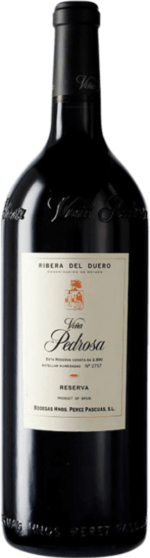 89,95 € Free Shipping | Red wine Pérez Pascuas Viña Pedrosa Reserve D.O. Ribera del Duero Castilla la Mancha Spain Tempranillo Magnum Bottle 1,5 L