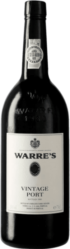 428,95 € Free Shipping | Sweet wine Warre's Vintage 1980 I.G. Porto Porto Portugal Touriga Franca, Touriga Nacional, Tinta Roriz Bottle 75 cl