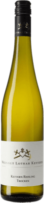 18,95 € Free Shipping | White wine Weingut Lothar Kettern Trocken V.D.P. Mosel-Saar-Ruwer Germany Riesling Bottle 75 cl