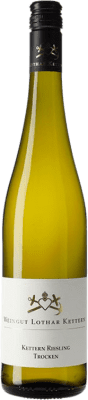 19,95 € Envío gratis | Vino Blanco Weingut Lothar Kettern Trocken — Seco Q.b.A. Mosel Alemania Riesling 75 cl