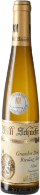 446,95 € 免费送货 | 白葡萄酒 Willi Schaefer Graacher Domprobst Gold — 金色版, Auslese — 精选葡萄酒 Q.b.A. Mosel 德国 Riesling — 雷司令 半瓶装 37 cl