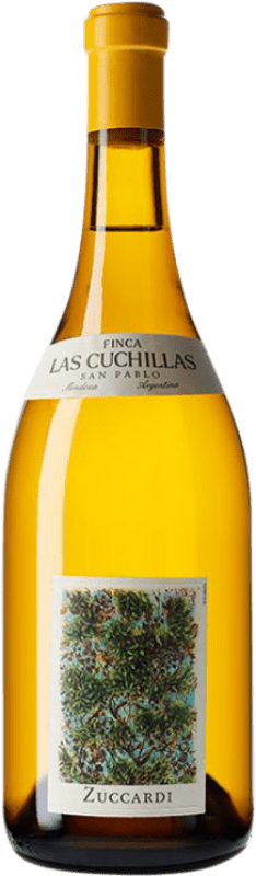 184,95 € Бесплатная доставка | Белое вино Zuccardi Finca Las Cuchillas I.G. Mendoza Мендоса Аргентина Chardonnay бутылка 75 cl