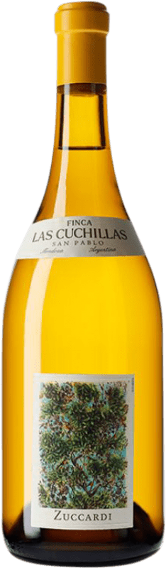 159,95 € Envío gratis | Vino Blanco Zuccardi Finca Las Cuchillas I.G. Mendoza Mendoza Argentina Chardonnay 75 cl