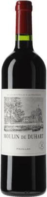 67,95 € Envío gratis | Vino tinto Château Duhart Milon Moulin de Duhart A.O.C. Pauillac Burdeos Francia Merlot, Cabernet Sauvignon Botella 75 cl