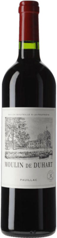64,95 € 免费送货 | 红酒 Château Duhart Milon Moulin de Duhart A.O.C. Pauillac 波尔多 法国 Merlot, Cabernet Sauvignon 瓶子 75 cl