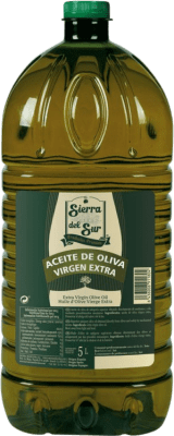 74,95 € Envío gratis | Aceite de Oliva Sacesa Sierra del Sur Virgen Extra PET La Rioja España Garrafa 5 L