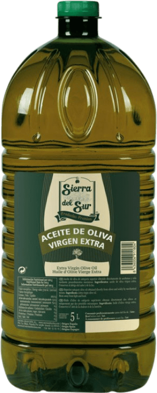 74,95 € Envio grátis | Azeite de Oliva Sacesa Sierra del Sur AOVE Virgem Extra La Rioja Espanha Garrafão 5 L PET