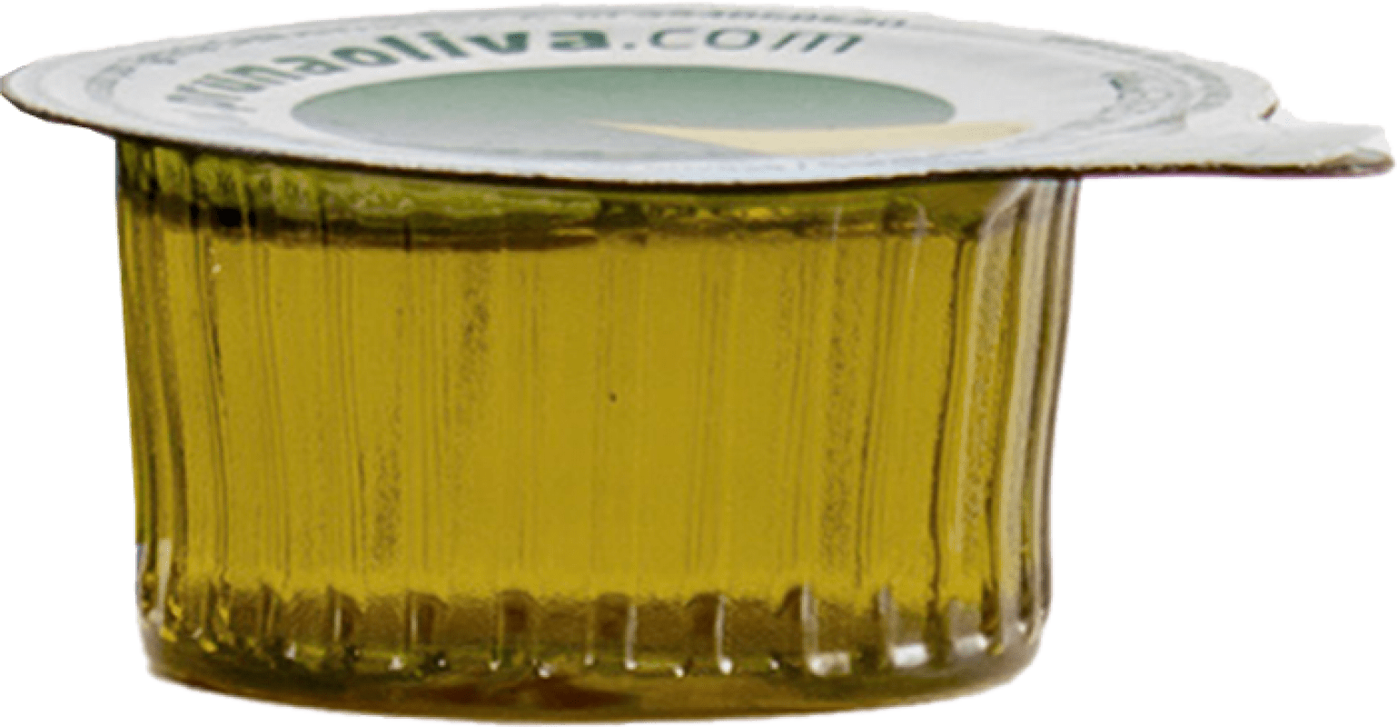 14,95 € Бесплатная доставка | Коробка из 120 единиц Оливковое масло Sacesa Virgen Monodosis 10 ml Ла-Риоха Испания