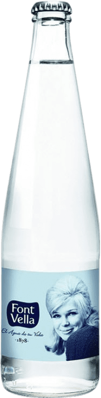 8,95 € Envío gratis | Caja de 12 unidades Agua Font Vella Vidrio España Botella Especial 1,5 L