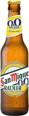 36,95 € Kostenloser Versand | 24 Einheiten Box Bier San Miguel Radler 0,0 Andalusien Spanien Drittel-Liter-Flasche 33 cl Alkoholfrei