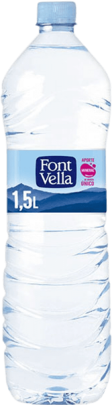10,95 € 送料無料 | 15個入りボックス 水 Font Vella Mineral Natural — 天然ミネラル スペイン 1 L PET — ペット