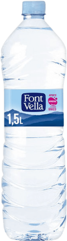 10,95 € Free Shipping | 15 units box Water Font Vella PET Spain Bottle 1 L