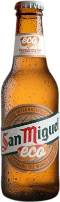 29,95 € Envio grátis | Caixa de 24 unidades Cerveja San Miguel Andaluzia Espanha Garrafa Pequena 25 cl