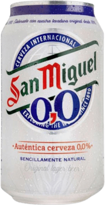 25,95 € Kostenloser Versand | 24 Einheiten Box Bier San Miguel Andalusien Spanien Alu-Dose 33 cl