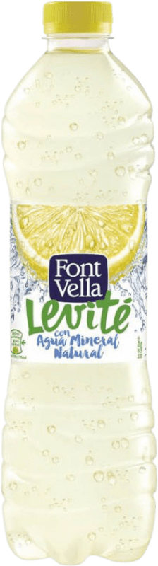 14,95 € Kostenloser Versand | 12 Einheiten Box Wasser Font Vella Levité Limón Spanien Medium Flasche 50 cl