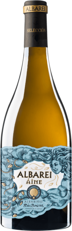 19,95 € Envío gratis | Vino blanco Condes de Albarei Selección Aine D.O. Rías Baixas Galicia España Botella 75 cl