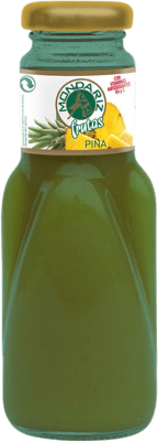33,95 € Kostenloser Versand | 24 Einheiten Box Getränke und Mixer Mondariz Frutas Piña Galizien Spanien Kleine Flasche 20 cl