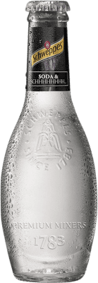 73,95 € Kostenloser Versand | 24 Einheiten Box Getränke und Mixer Schweppes Soda Premium Spanien Kleine Flasche 20 cl