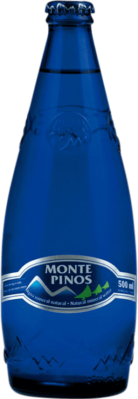 19,95 € Envío gratis | Caja de 20 unidades Agua Monte Pinos Natural Castilla y León España Botella Medium 50 cl