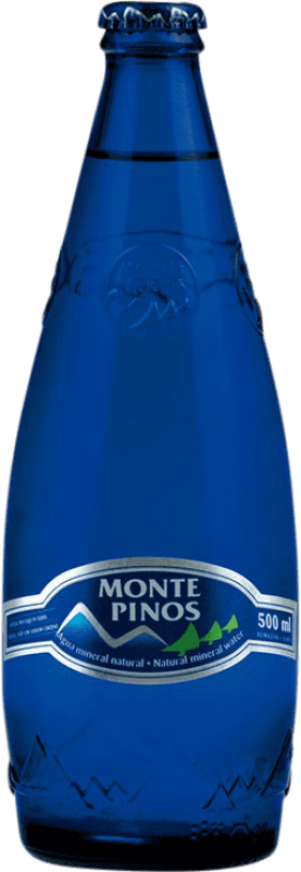 17,95 € Free Shipping | 20 units box Water Monte Pinos Mineral Natural — Natural Mineral Castilla y León Spain Medium Bottle 50 cl