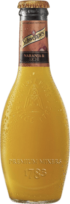 73,95 € Kostenloser Versand | 24 Einheiten Box Getränke und Mixer Schweppes Naranja Premium Spanien Kleine Flasche 20 cl