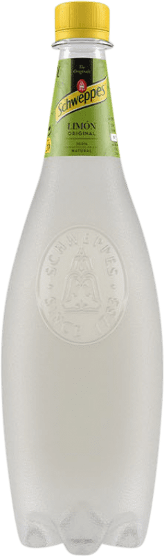 28,95 € 免费送货 | 盒装24个 饮料和搅拌机 Schweppes Limón PET 西班牙 瓶子 1 L