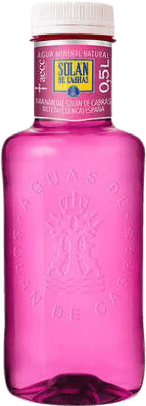 3,95 € Kostenloser Versand | 6 Einheiten Box Wasser Solán de Cabras Rosa PET Kastilien und León Spanien Medium Flasche 50 cl