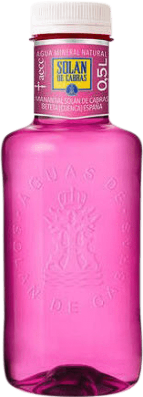 3,95 € Free Shipping | 6 units box Water Solán de Cabras Rosa Mineral Natural — Natural Mineral Castilla la Mancha Spain Medium Bottle 50 cl PET