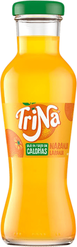 31,95 € Free Shipping | 24 units box Soft Drinks & Mixers Trina Naranja Vidrio RET Spain Small Bottle 25 cl