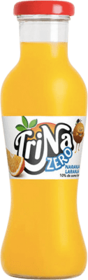 27,95 € Kostenloser Versand | 24 Einheiten Box Getränke und Mixer Trina Naranja Zero PET Spanien Kleine Flasche 27 cl