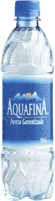 48,95 € 免费送货 | 盒装24个 水 Aquafina PET 西班牙 瓶子 Medium 50 cl