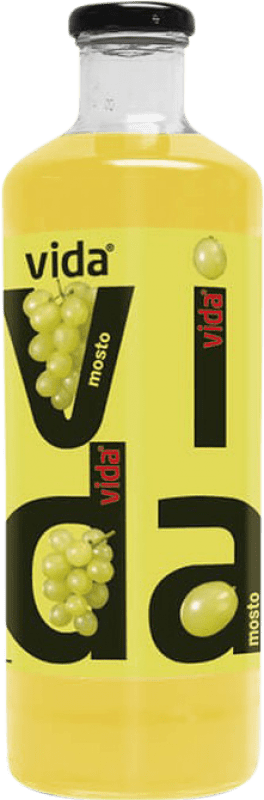 72,95 € Spedizione Gratuita | Scatola da 12 unità Bibite e Mixer Vida Mosto Spagna Bottiglia 1 L