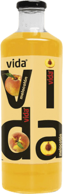 72,95 € 免费送货 | 盒装24个 果汁 Vida 西班牙 1 L Melocotón — 桃子
