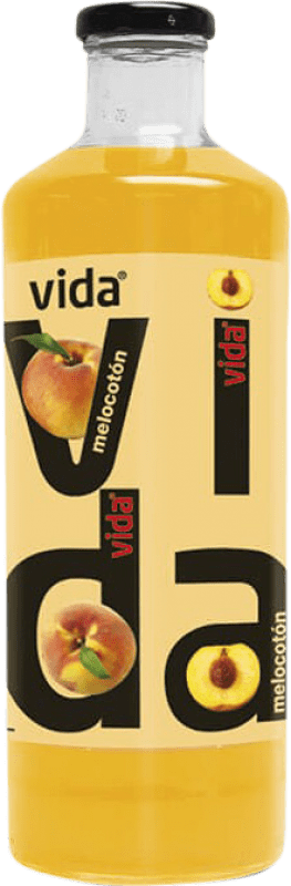 72,95 € Envio grátis | Caixa de 24 unidades Sumo Vida Espanha 1 L Melocotón — Pêssego
