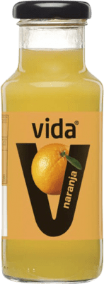 59,95 € 送料無料 | 24個入りボックス 飲み物とミキサー Vida Zumo Naranja スペイン 小型ボトル 20 cl