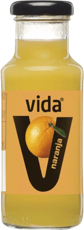 59,95 € Envío gratis | Caja de 24 unidades Zumo Vida España Botellín 20 cl Naranja