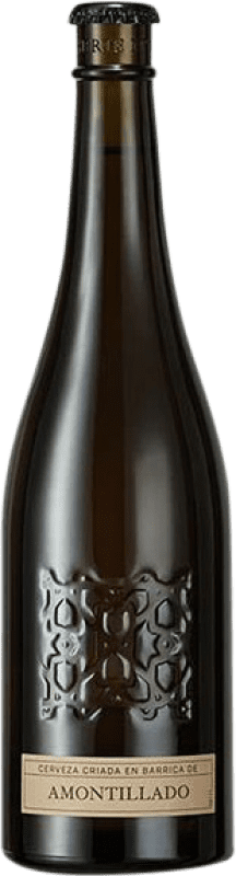 32,95 € Envío gratis | Caja de 6 unidades Cerveza Alhambra Barrica Amontillado Andalucía España Botella Medium 50 cl