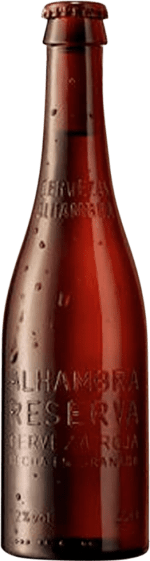 58,95 € 送料無料 | 24個入りボックス ビール Alhambra Roja レセルバ アンダルシア スペイン 1/3ボトル 33 cl