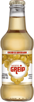 51,95 € Envio grátis | Caixa de 24 unidades Refrigerantes Greip Mosto Branco Espanha Garrafa Pequena 20 cl
