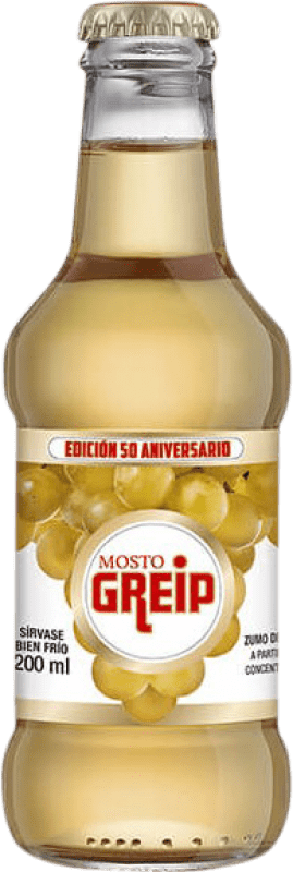 49,95 € Spedizione Gratuita | Scatola da 24 unità Bibite e Mixer Greip Mosto Blanco Spagna Piccola Bottiglia 20 cl