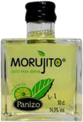 2,95 € Spedizione Gratuita | Grappa Orujo Panizo Cubo Morujito Castilla y León Spagna Bottiglietta Mignon 10 cl Mojito