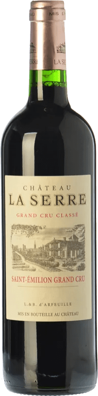 177,95 € 送料無料 | 赤ワイン Château La Serre A.O.C. Saint-Émilion Grand Cru ボルドー フランス Merlot, Cabernet Franc マグナムボトル 1,5 L