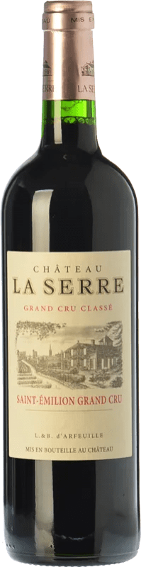 186,95 € 送料無料 | 赤ワイン Château La Serre A.O.C. Saint-Émilion ボルドー フランス Merlot, Cabernet Franc マグナムボトル 1,5 L