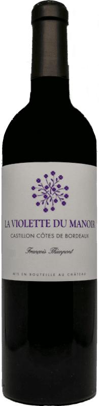 21,95 € 免费送货 | 红酒 François Thienpont Wings La Violette du Manoir A.O.C. Côtes de Castillon 波尔多 法国 Merlot, Cabernet Franc 瓶子 75 cl