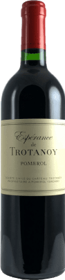 113,95 € Envío gratis | Vino tinto Château Trotanoy Espérance A.O.C. Pomerol Burdeos Francia Merlot, Cabernet Franc Botella 75 cl