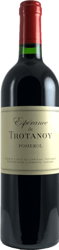 113,95 € Spedizione Gratuita | Vino rosso Château Trotanoy Espérance A.O.C. Pomerol bordò Francia Merlot, Cabernet Franc Bottiglia 75 cl