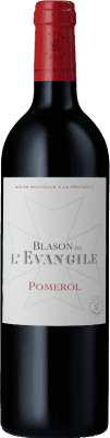 94,95 € Envio grátis | Vinho tinto Château l'Evangile Blason A.O.C. Pomerol Bordeaux França Merlot, Cabernet Franc Garrafa 75 cl